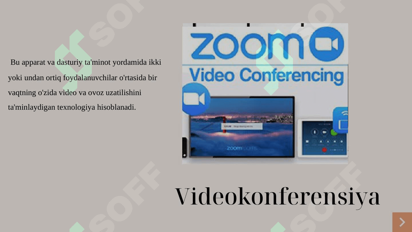 VIDEOKONFERENSIYA O‘TKAZISH TARTIBI VA UNI RASMIYLASHTIRISH 4
