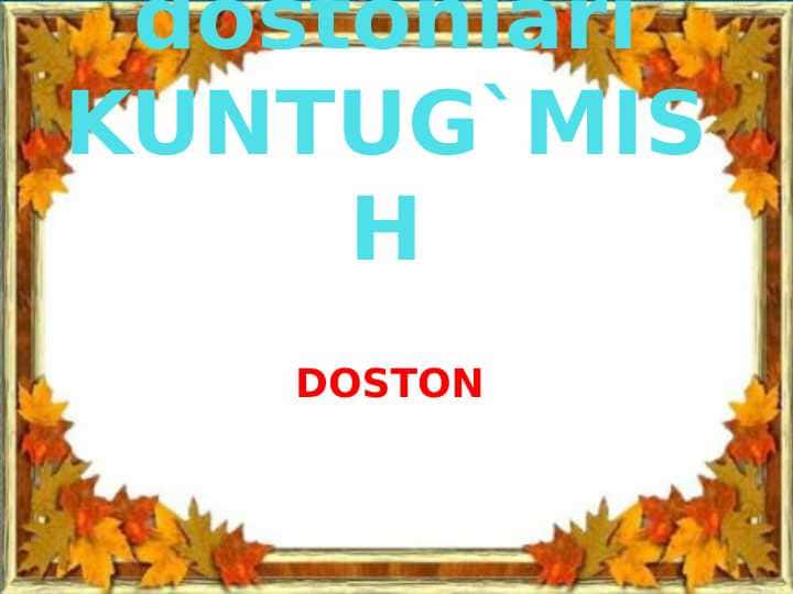 Xalq dostonlari