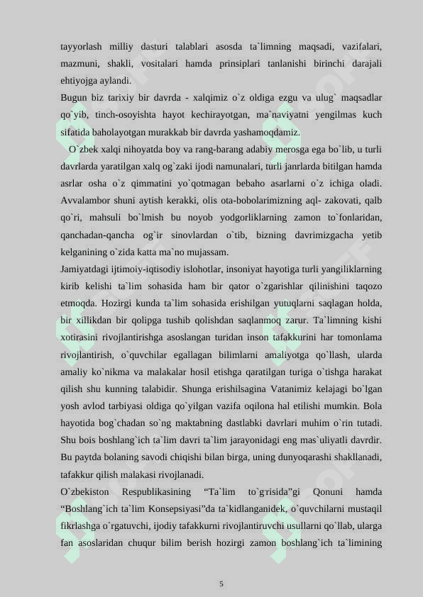 2- sinf ona tili va o'qish darslarida tarqatma materiallardan foydalanish metodikasi 5