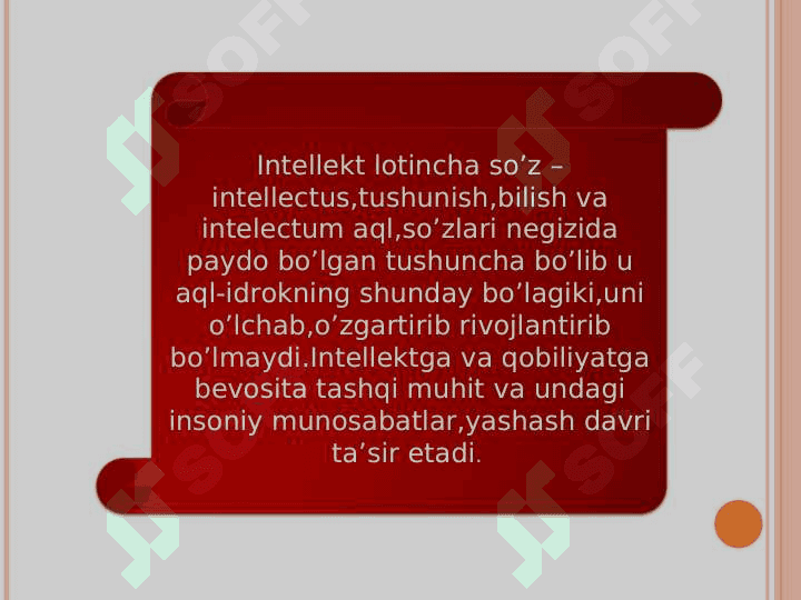 intellekt nazariyasi 2