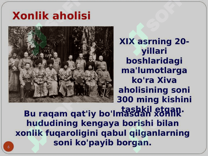 Xiva xonligining ijtimoiy iqtisodiy  va siyosiy hayoti 6