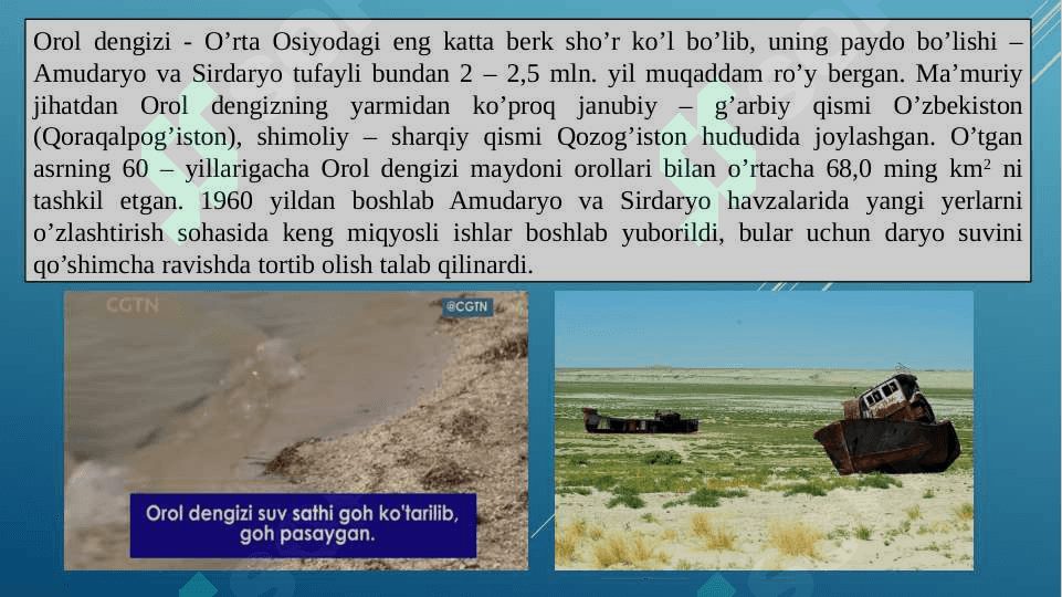 Qoraqalpog‘iston Respublikasida ekologik ahvol. 3