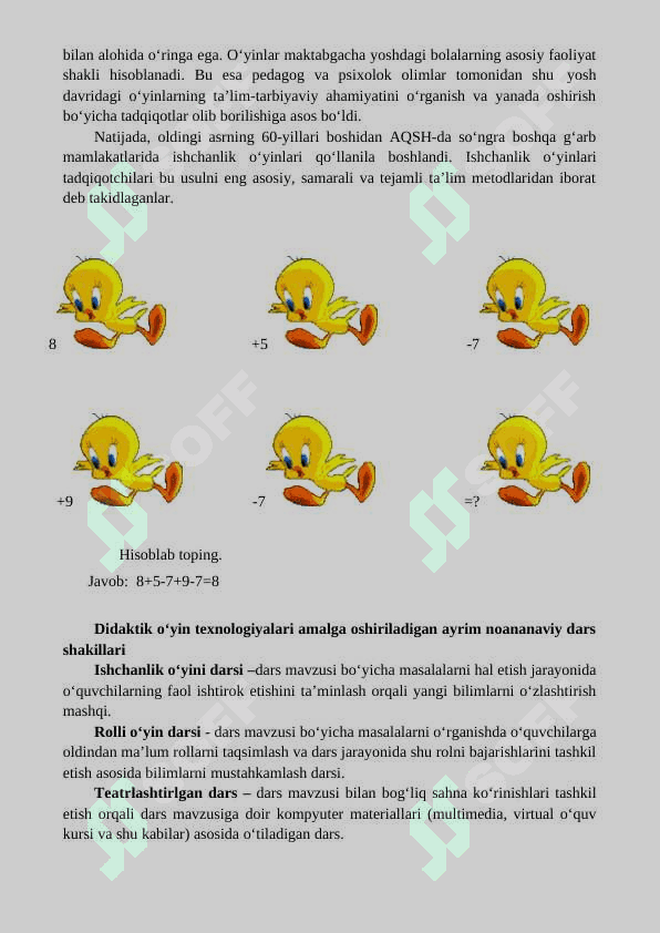 DIDAKTIK O‘YINLAR TURLARI 3