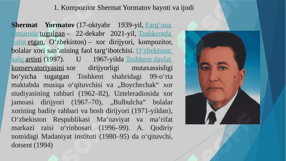 “Boychechak” Sh.Yormatov bolalar xori uchun moslashtirgan 3
