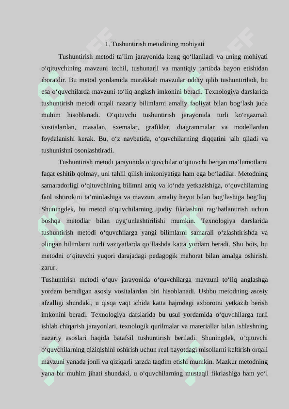 Texnologiya darslarida tushuntirish metodi 3