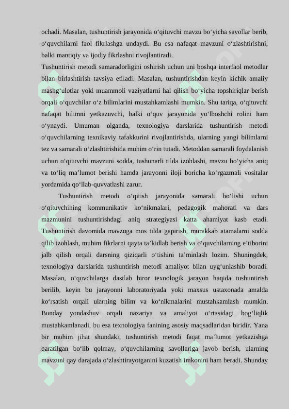 Texnologiya darslarida tushuntirish metodi 4