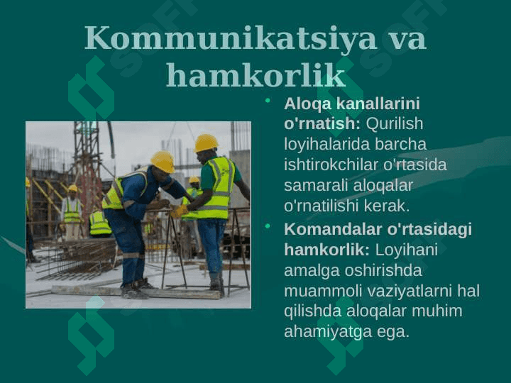Qurilishni boshqarishning zamonaviy tizimi 7