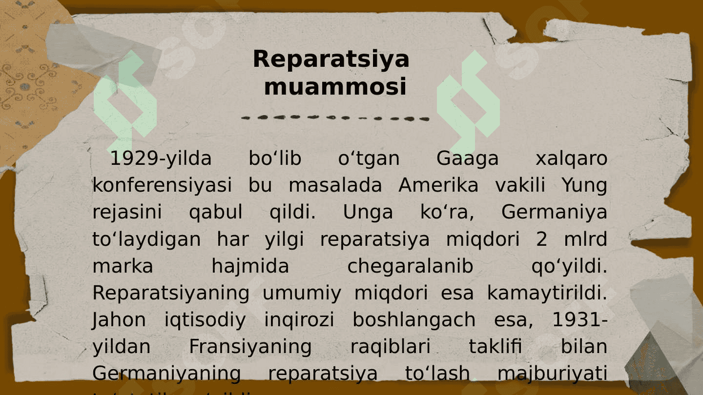 Yevropada ikkinchi jahon urushi arafasida xalqaro munosabatlar 7