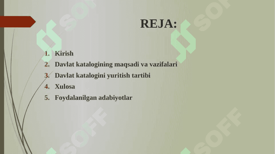 O‘zbekiston Respublikasi Milliy arxiv fondining Davlat katalogi to‘g‘risida NIZOM 2