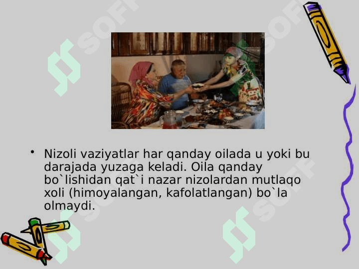 Oilaviy nizolar, ajralish, uning sabab va oqibatlari 3