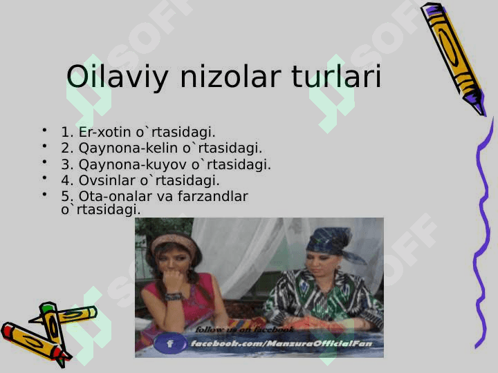 Oilaviy nizolar, ajralish, uning sabab va oqibatlari 4