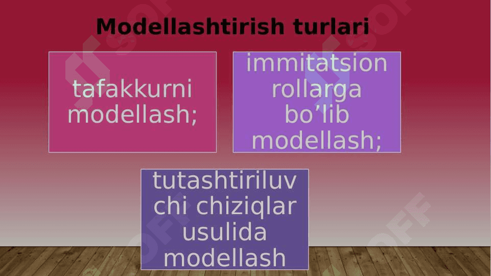 MODULLI O’QITISH TEXNOLOGIyalari 7