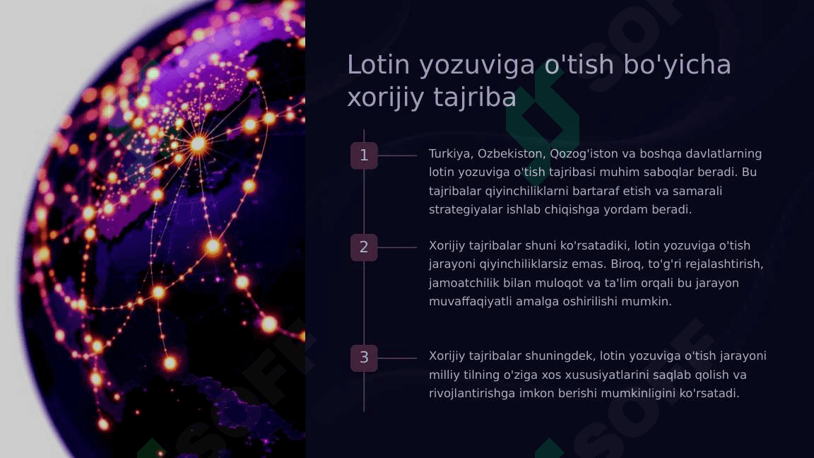 Lotin tilida olmosh. (ego-men, poroma-men uchun, tersi-toza holda) 7