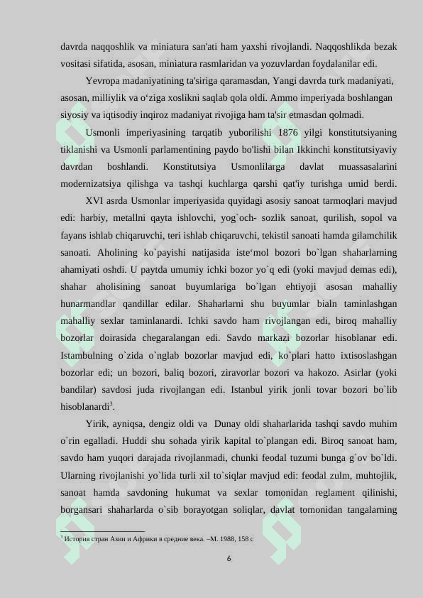 XVII asrda Usmoniylar imperiyasi 6