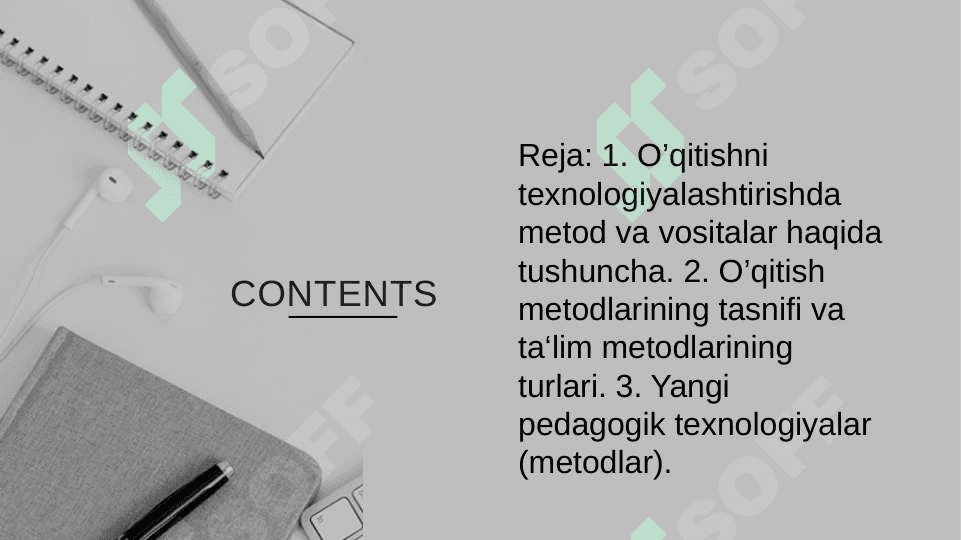 O’QITISHNI TEXNOLOGIYALASHTIRISHDA METOD VA VOSITALAR 2