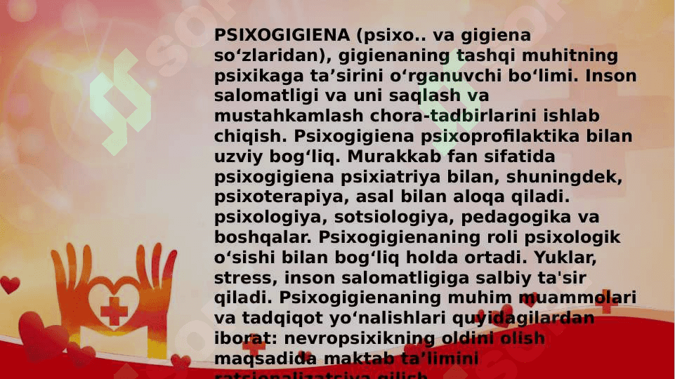 Psixogigiena haqida ma’lumot. 2