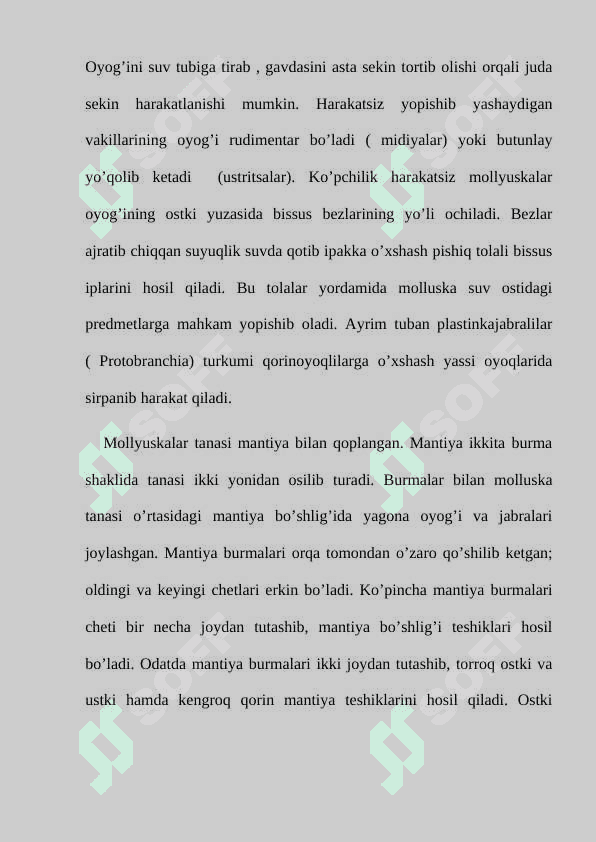 Noyob va kamyob ikki pallali mollyuskalar populatsiyalariga antropogen omil ta’siri 8