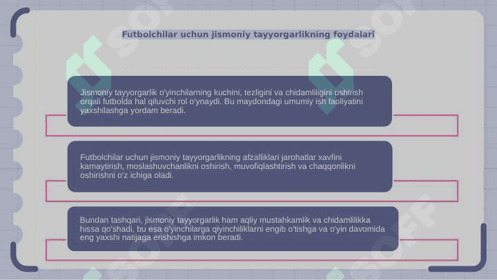 FUTBOLDA JISMONIY TAYYORGARLIKNING O'RNI VA AHAMIYATI 4