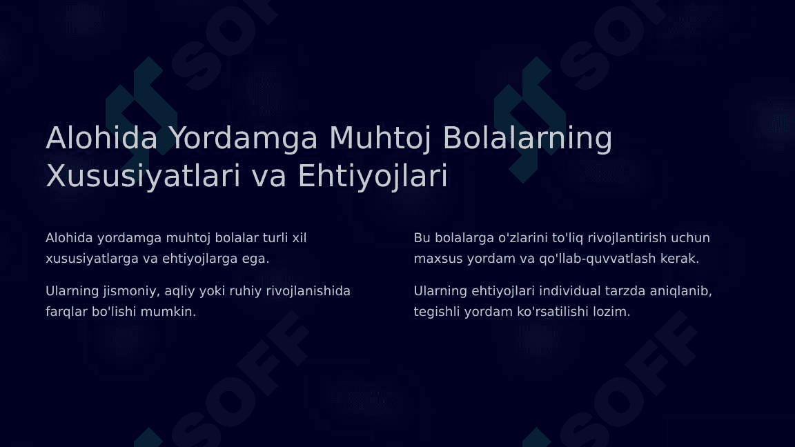 O'zbekistonda Alohida Yordamga Muhtoj Bolalarga Yordam 2