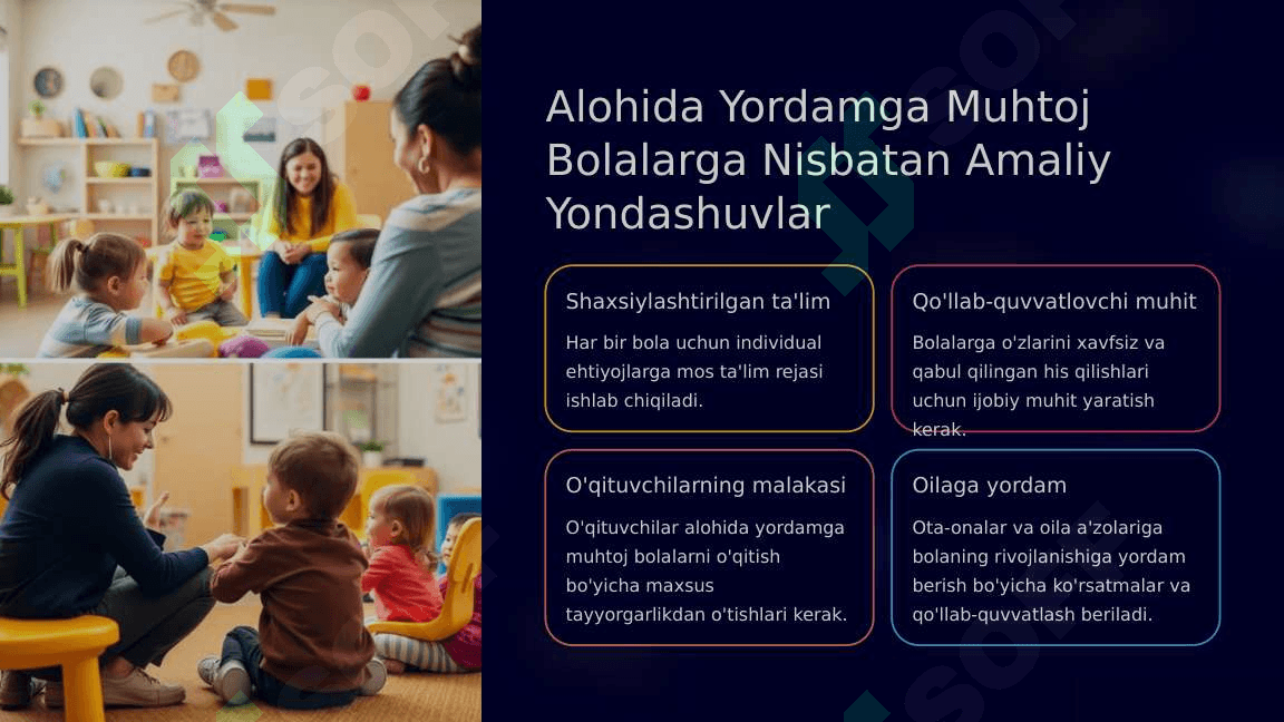 O'zbekistonda Alohida Yordamga Muhtoj Bolalarga Yordam 4