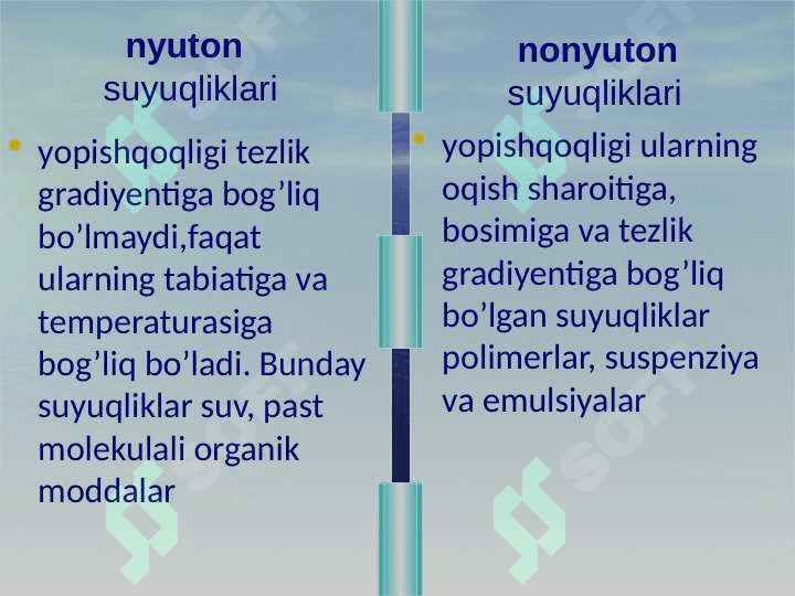 Bioreologiya . BIOLOGIK SUYUQLIKLARNING YOPISHQOQLIGINI ANIQLASH USULLARINI O’RGANISH . YOPISHQOQLIK KOEFFISIYENTINI STOKS USULIDA ANIQLASHNI O’RGANISH 5