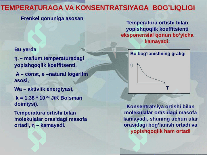 Bioreologiya . BIOLOGIK SUYUQLIKLARNING YOPISHQOQLIGINI ANIQLASH USULLARINI O’RGANISH . YOPISHQOQLIK KOEFFISIYENTINI STOKS USULIDA ANIQLASHNI O’RGANISH 6