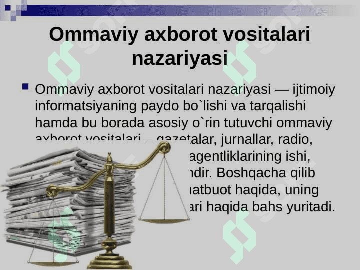 Ommaviy axborot vositalari tarixi va rivojlanish bosqichlari 3