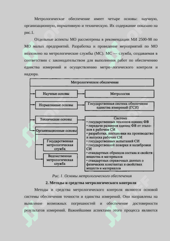 Обеспечение единства измерения и метралогического контроля 4