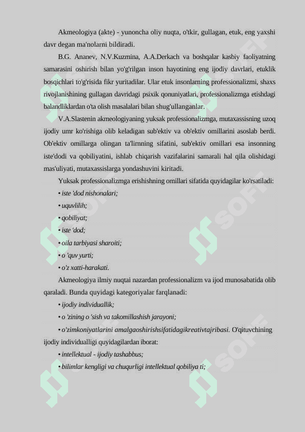 AKMEOLOGIK QOBILIYAT 2