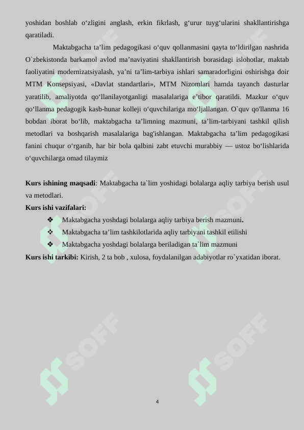 Maktabgacha ta`lim yoshidagi bolalarga aqliy tarbiya berish usul va metodlari. 4