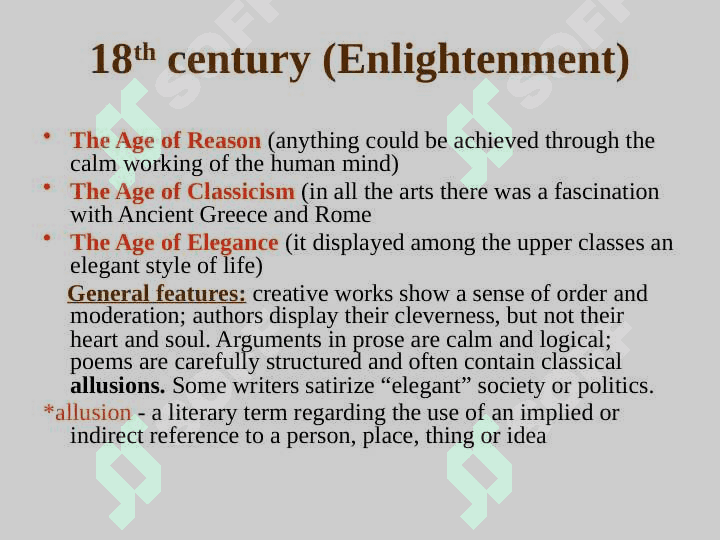 English literature in the 18th century 3