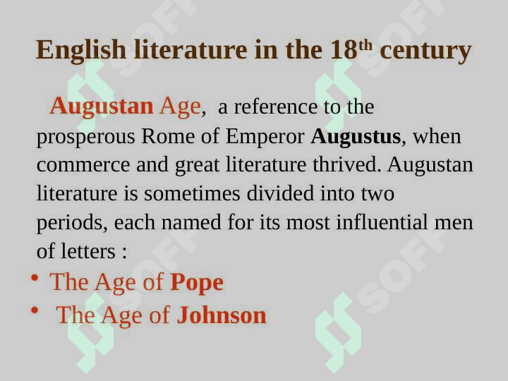 English literature in the 18th century 4