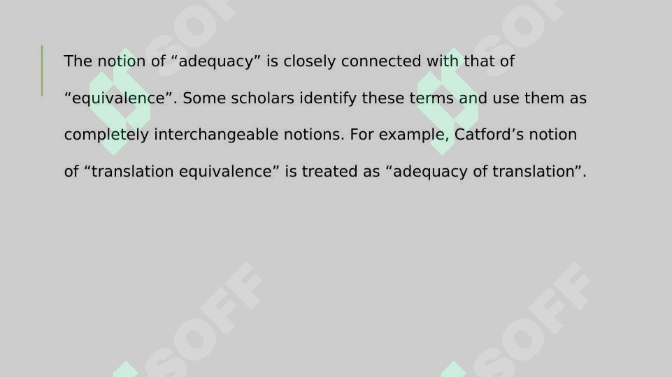 EQUIVALENCE IN TRANSLATION 5