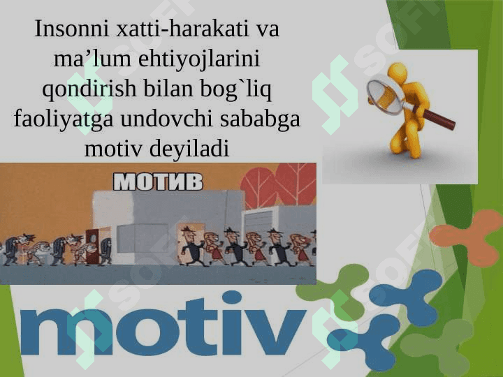 Motivatsiya jarayonlari  psixologiyasi tarixi va hozirgi holati 4