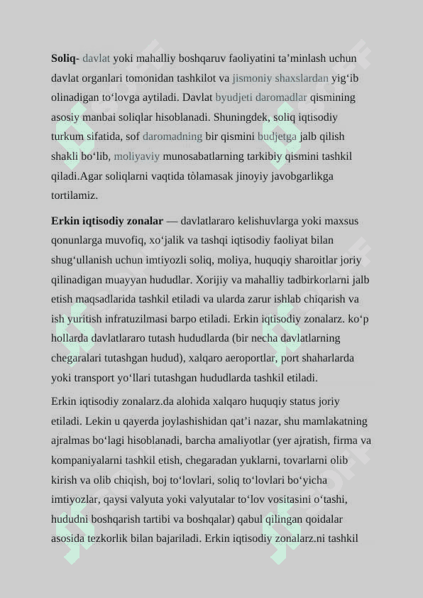 Maxsus iqtisodiy zonalarda biznes obyektlarini soliqqa tortish 4