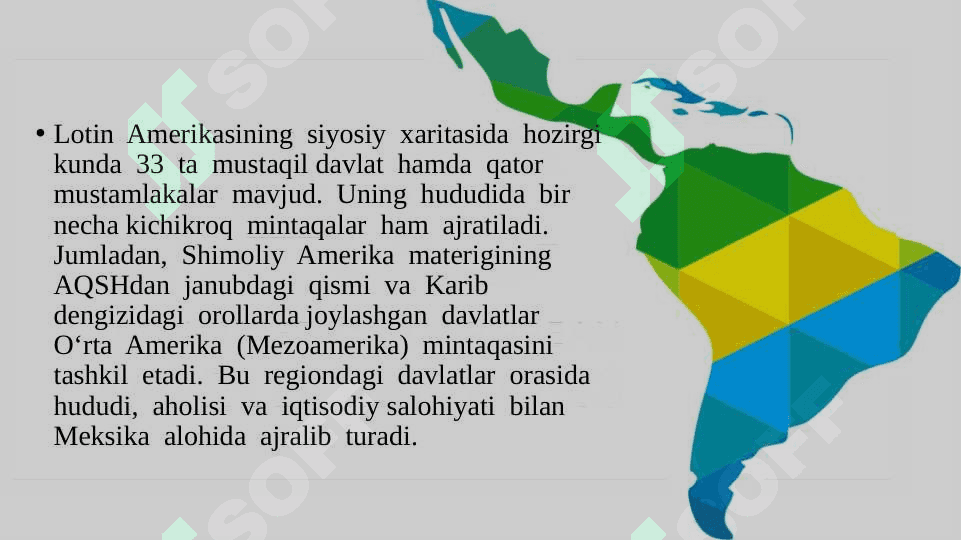 LOTIN AMERIKASI 3