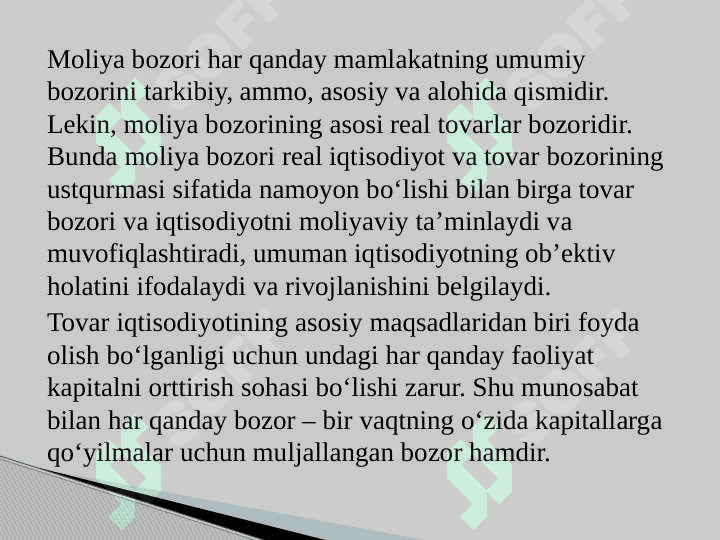 Moliyaviy bozorlar 4