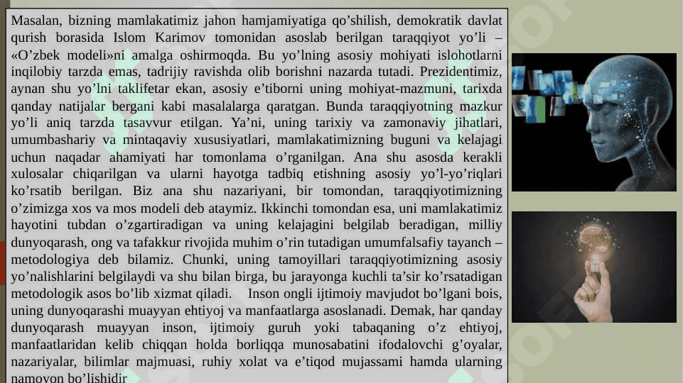Dunyoqarash va uning mohiyati 8
