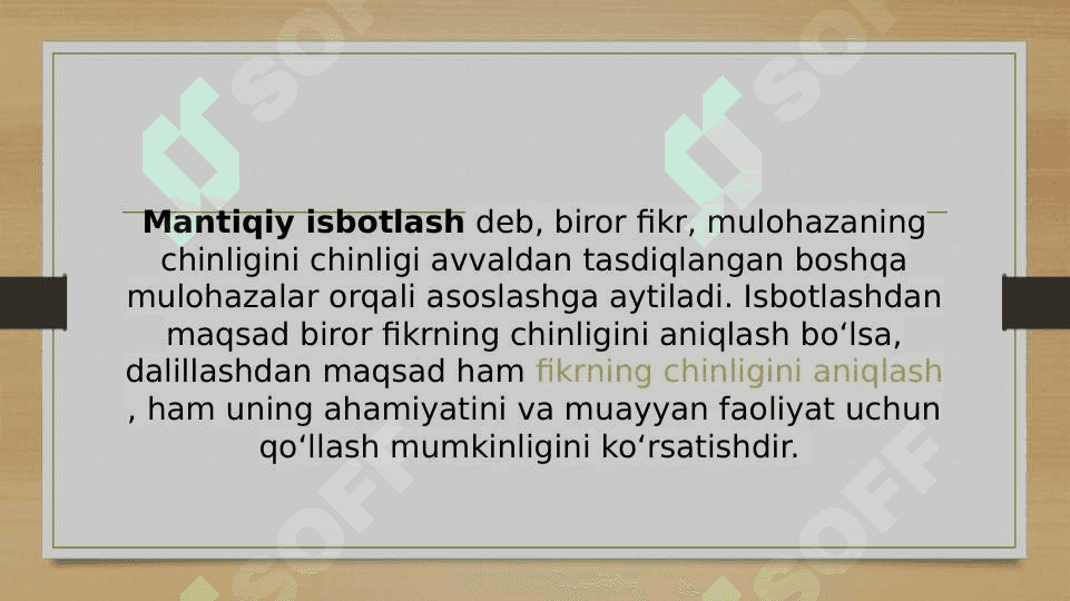 Dalillash va ishonch-e’tiqodni shakllanishi 4