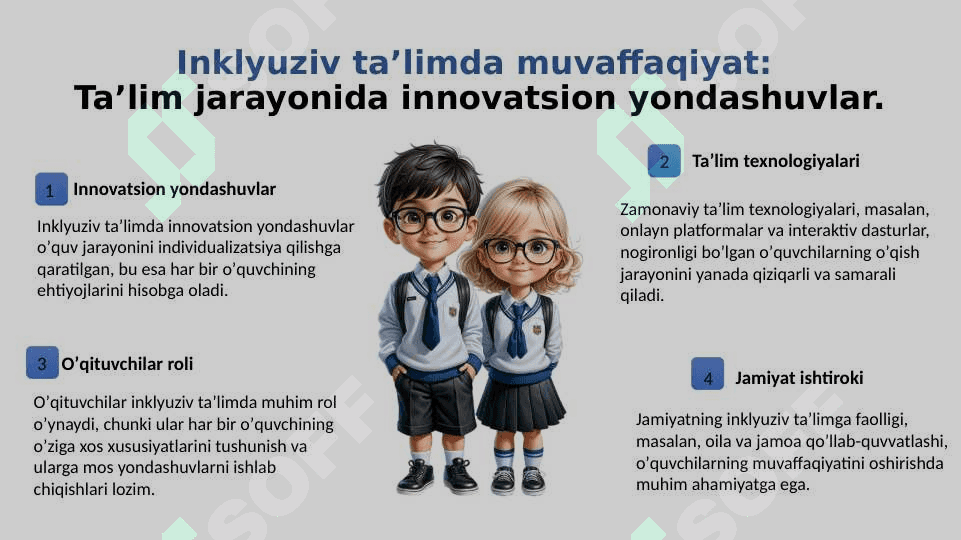 Inklyuziv ta’limda muvaffaqiyatga erishishning yangicha pedagogik yondashuvlari 4