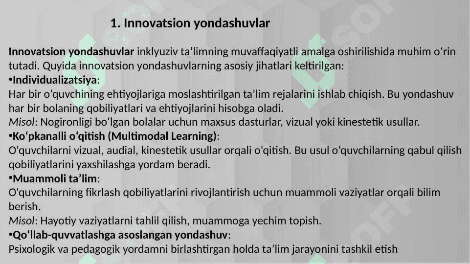 Inklyuziv ta’limda muvaffaqiyatga erishishning yangicha pedagogik yondashuvlari 5