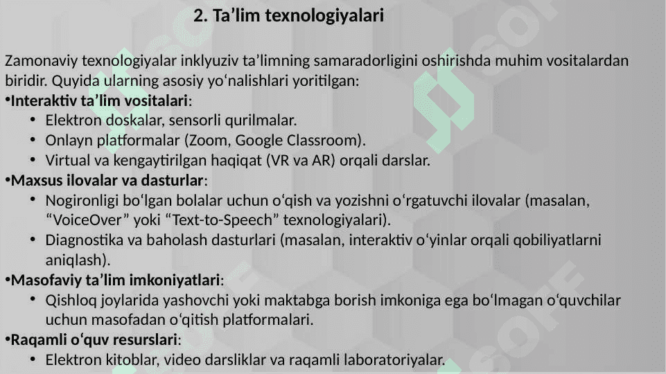 Inklyuziv ta’limda muvaffaqiyatga erishishning yangicha pedagogik yondashuvlari 6