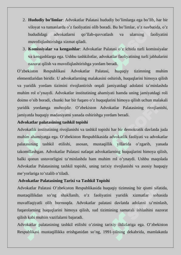 O’zbekiston Respublikasi advakatlar palatasi 4