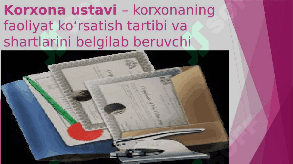 KORXONA TA’SIS HUJJATLARI 3