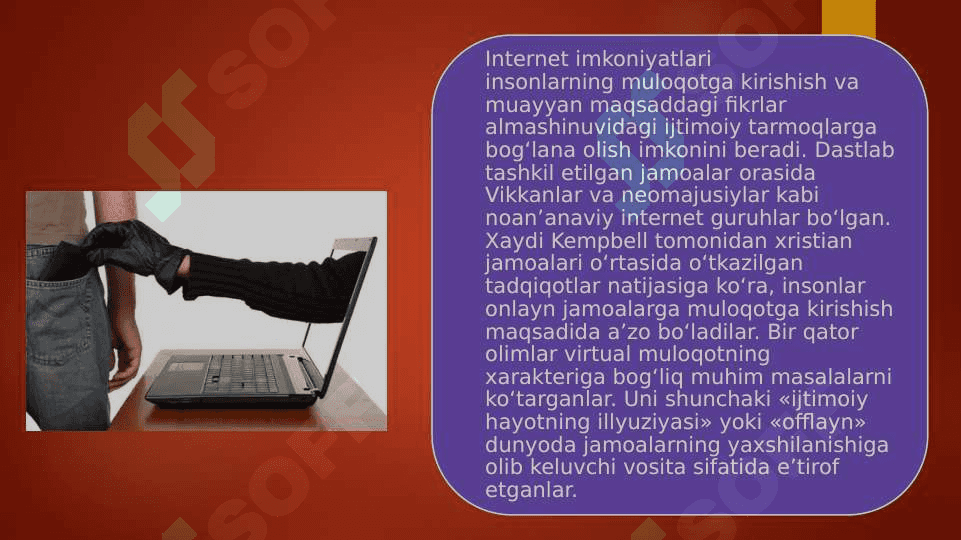 KIBERMAKONDA DINIY E’TIQOD TARG’IBOTINING IJTIMOIY XAVFI (taqdimot) 7