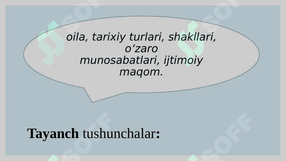 ОILANING TURLARI (taqdimot) 3