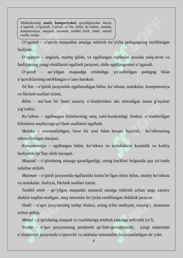 TA’LIM JARAYONINING MOHIYATI. 4