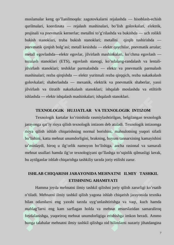 Kasb ta’limi praktikumi 7