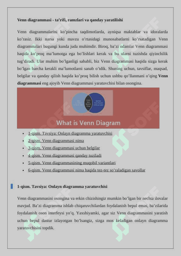 Jadid mutaffakirlarining pedagogik qarashlarini o’rganish  va  venn  diagrammasiga solish 3