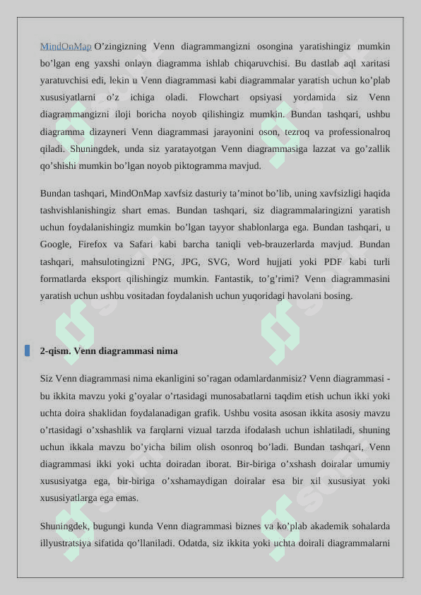 Jadid mutaffakirlarining pedagogik qarashlarini o’rganish  va  venn  diagrammasiga solish 4